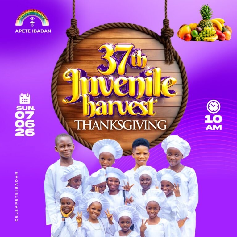 37th Juvenile Harvest Thanksgiving